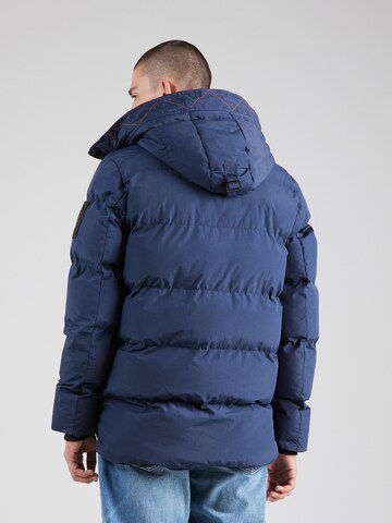 INDICODE JEANS Winter Jacket 'Stacks' in Blue