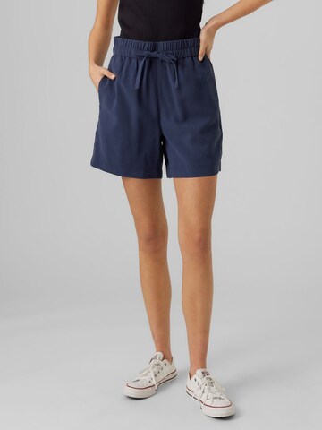 VERO MODA Loosefit Hose 'Carmen' in Blau: predná strana