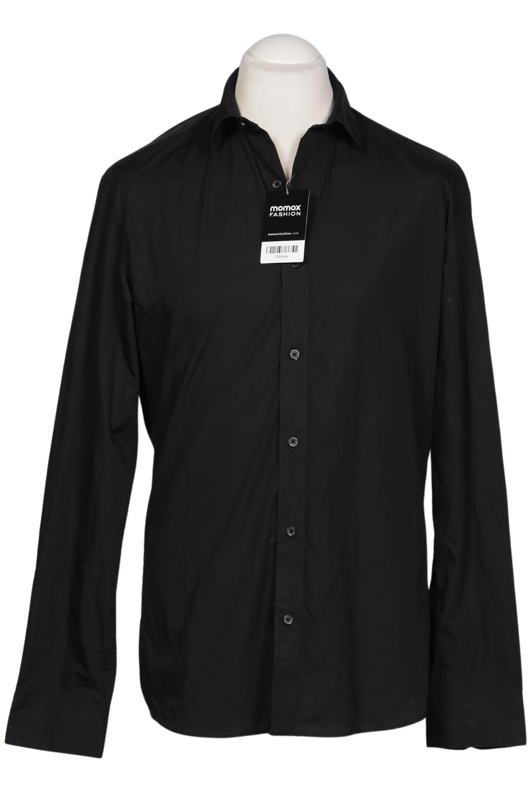 JACK & JONES Button Up Shirt in L in Black: front