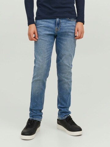 Slimfit Jeans 'GLENN' di Jack & Jones Junior in blu: frontale