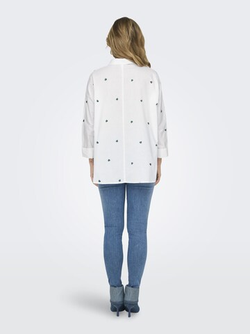 Chemisier 'Lina' ONLY en blanc