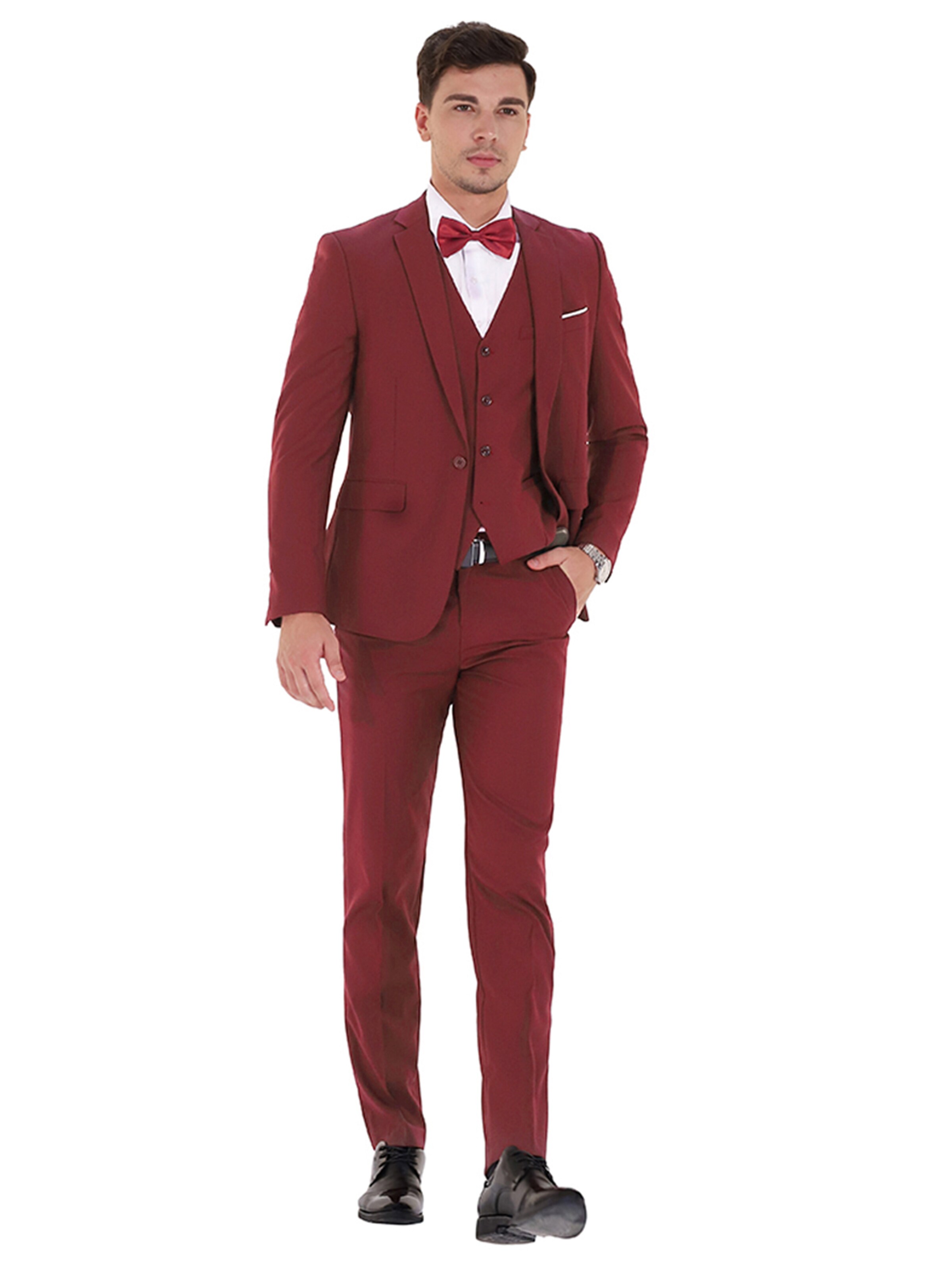 Youthup Slim fit Suit in Red