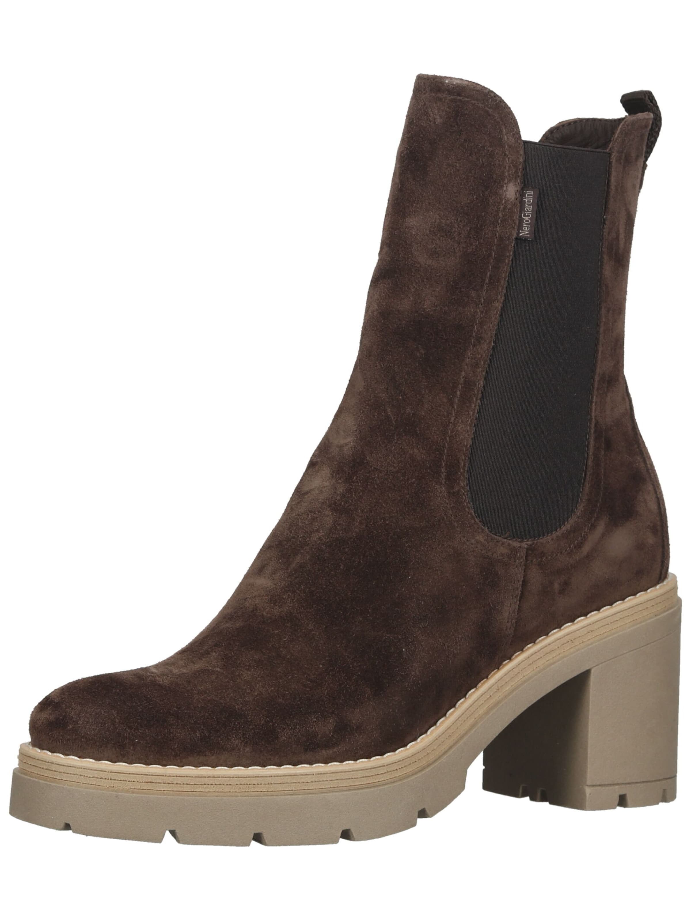 Nero Giardini Enkellaarsjes in Bruin: voorkant