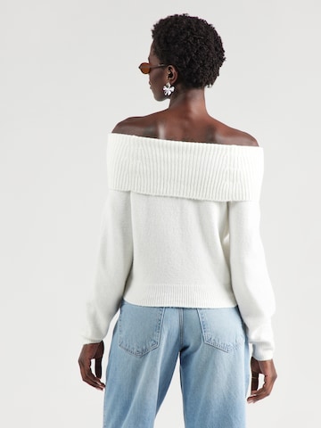 HOLLISTER Sweter w kolorze biały