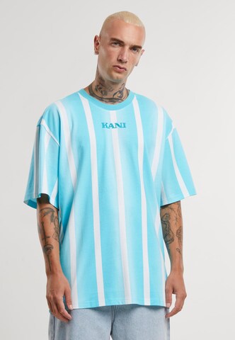 Karl Kani - Camiseta en azul: frente