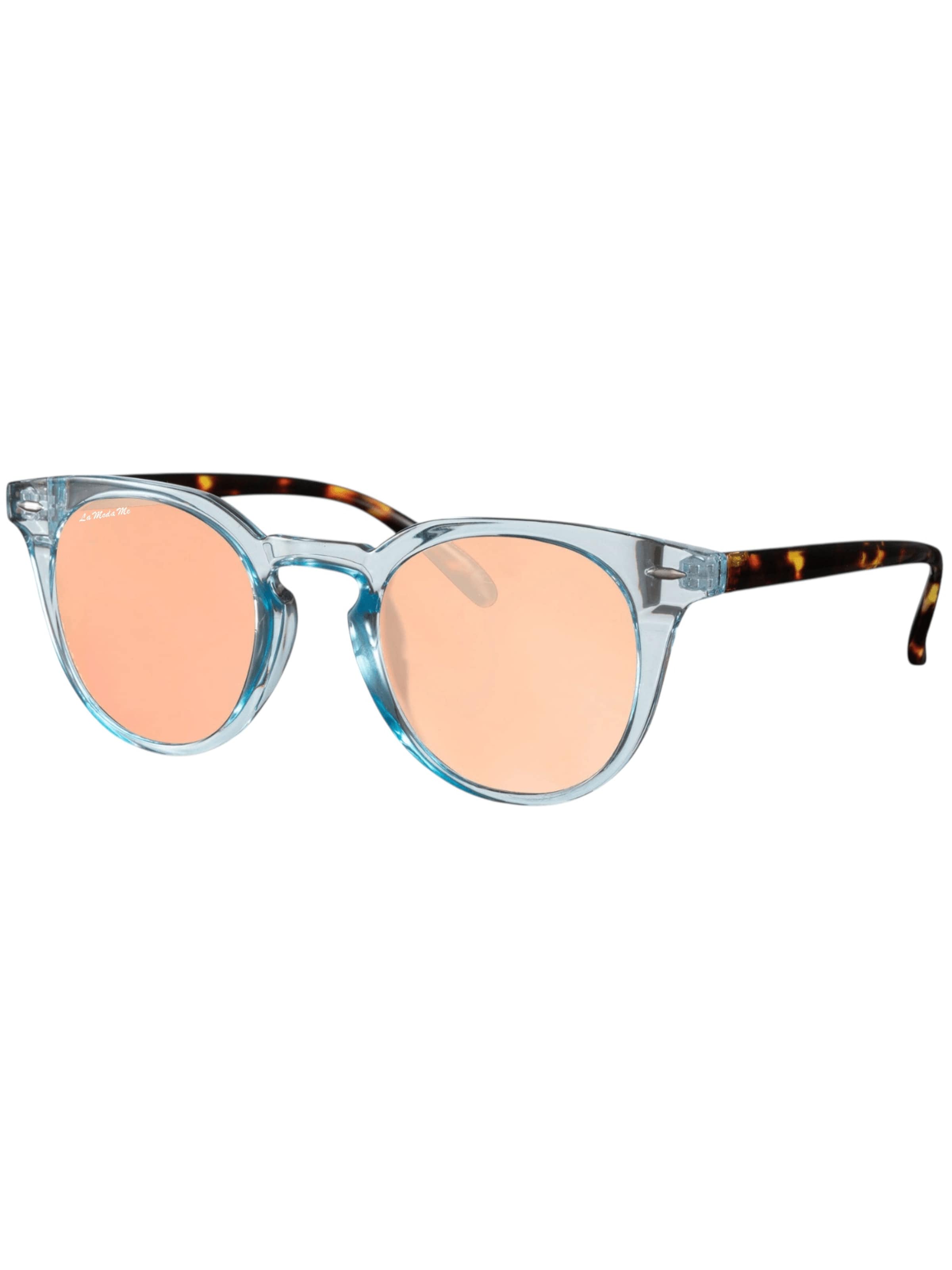 La Moda Me Sunglasses 'Eco Shades UV4, recycled plastic' in Orange: front