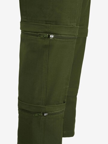 Regular Pantalon outdoor 'Daytona' normani en vert