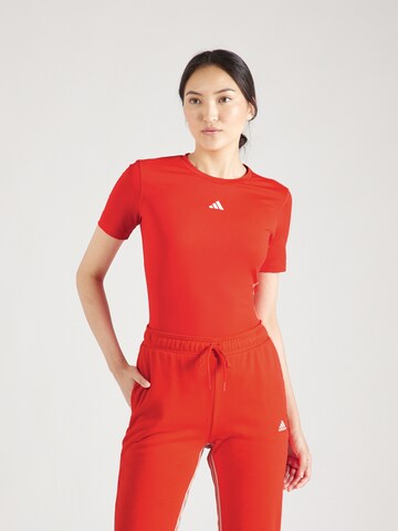 ADIDAS PERFORMANCE Functioneel shirt in Rood: voorkant