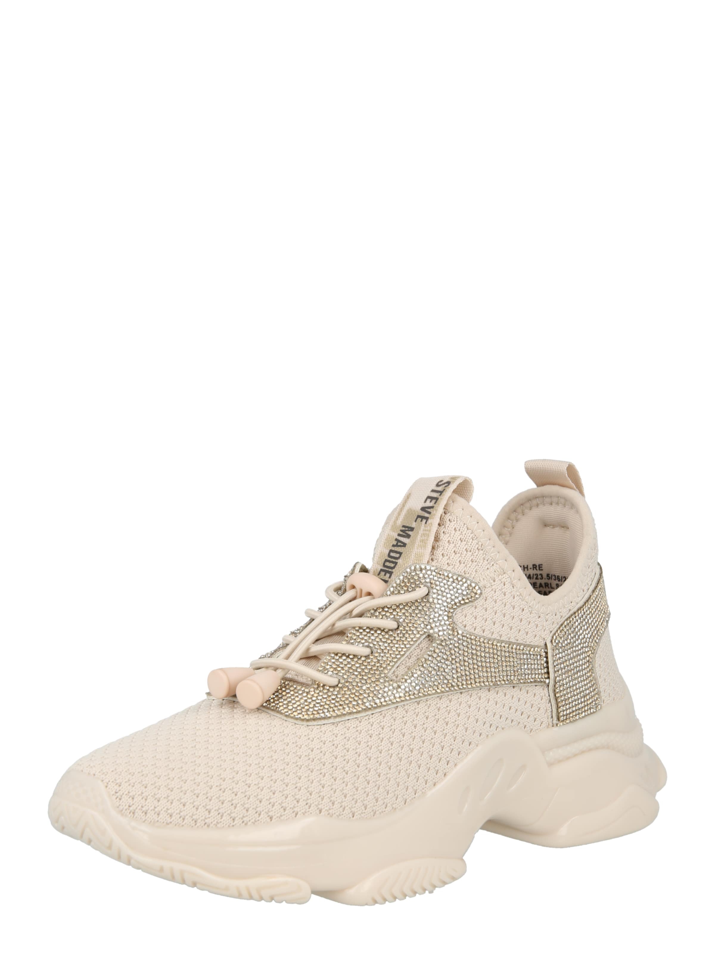 STEVE MADDEN Platform trainers 'Match' in Beige: front