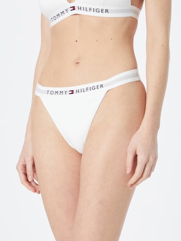 balts Tommy Hilfiger Underwear Bikini apakšdaļa 'CHEEKY': no priekšpuses