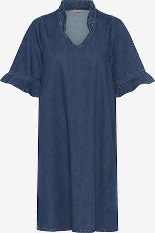 CULTURE Kjole 'CUlava' i blå: forside