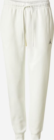 Jordan Конический (Tapered) Штаны 'Brooklyn Fleece' в Белый: спереди
