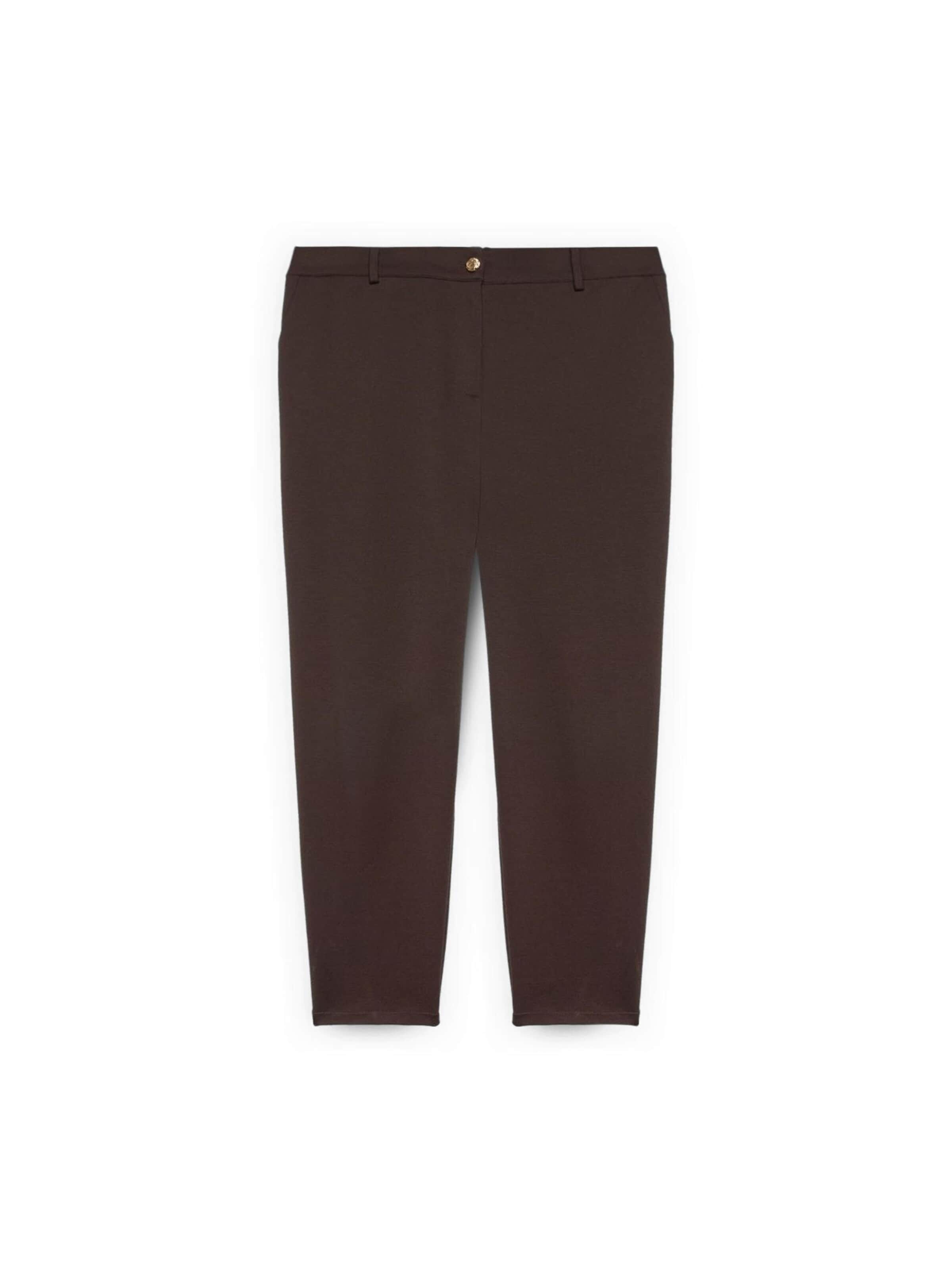 Fiorella Rubino Regular Pants in Brown: front