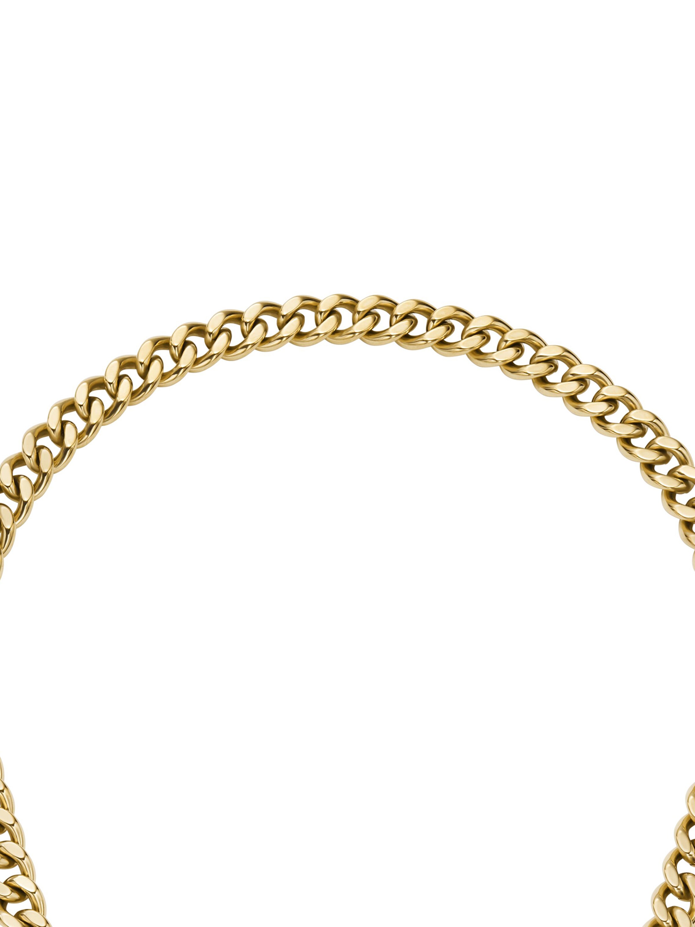 Chaîne FOSSIL en or