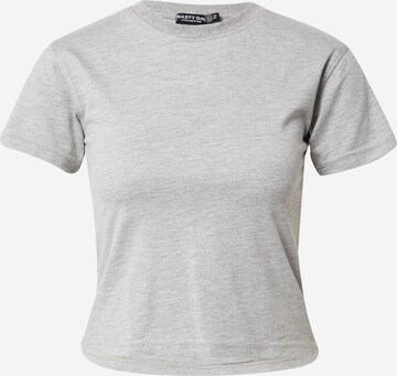 T-shirt Nasty Gal en gris : devant