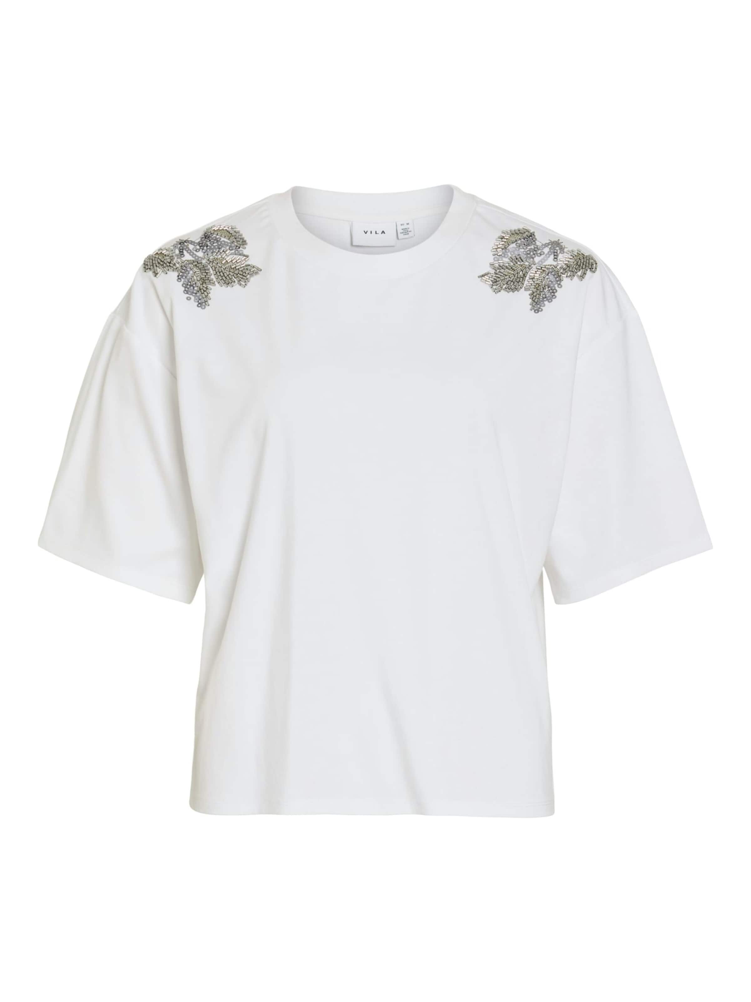 VILA Shirt 'Elsa' in White: front