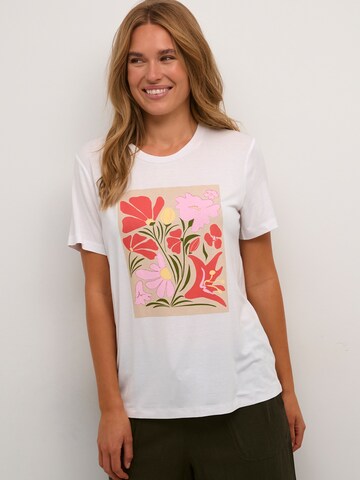 T-shirt 'Elin' Kaffe en blanc