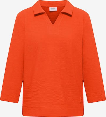 CECIL Poloshirt in Orange: Vorderseite