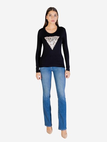 Maglietta 'LEO TRIANGLE' di GUESS in nero