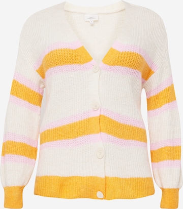 ONLY Carmakoma Knit Cardigan 'ETHEL' in Beige: front