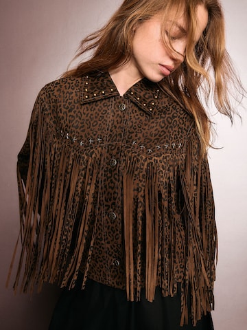 Rockett St George Between-season jacket in Brown: front
