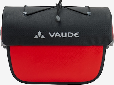 VAUDE Lenkertaschen ' Aqua Box ' in hellgrau / rot / schwarz, Produktansicht