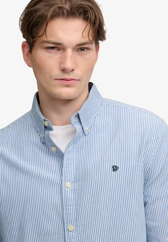 Superdry & Co Regular fit Button Up Shirt in Blue