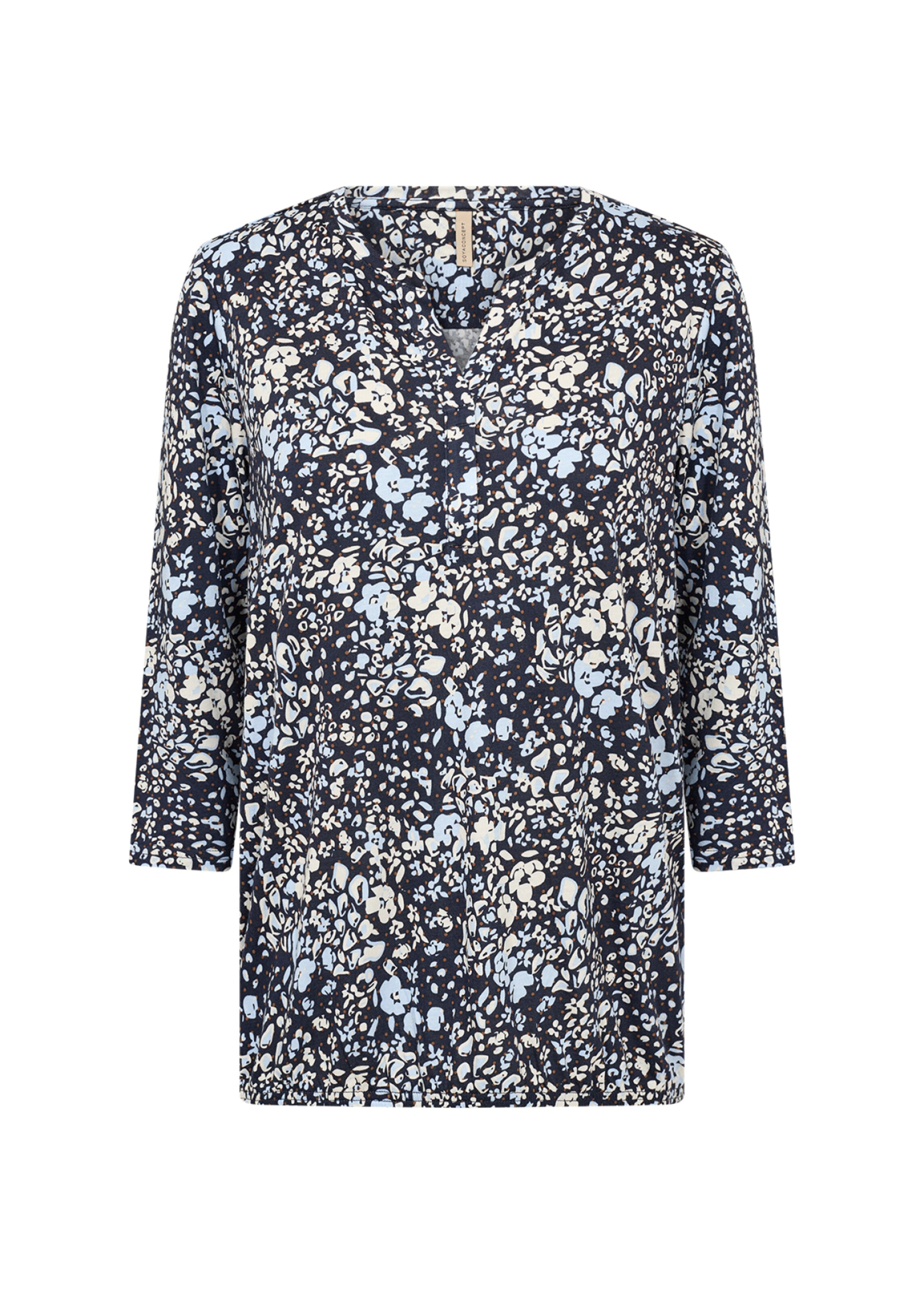 Soyaconcept Blouse in Night blue / Light blue / White, Item view