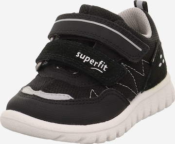 SUPERFIT First-Step Shoes in Black: front