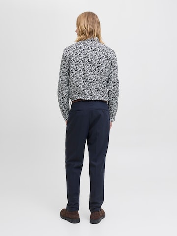 JACK & JONES Regular fit Button Up Shirt 'JPRBl A Black Pool' in Blue