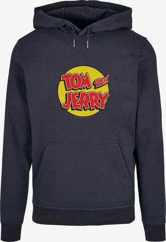 ABSOLUTE CULT Sweatshirt 'Tom and Jerry- Circle' in Blue: front