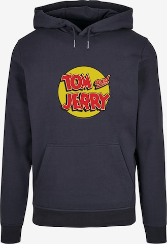 ABSOLUTE CULT Sweatshirt 'Tom and Jerry- Circle' in Blauw: voorkant