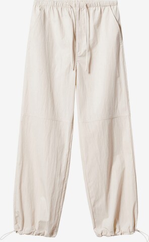 MANGO Tapered Pants 'Teo' in Beige: front