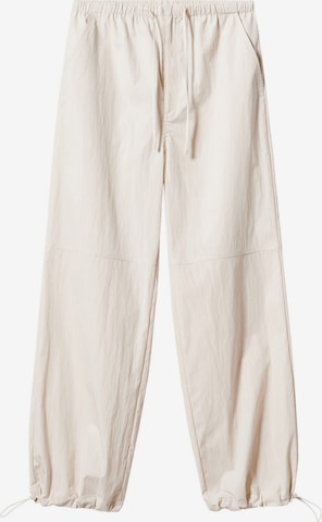 MANGO Tapered Pants 'Teo' in Beige: front