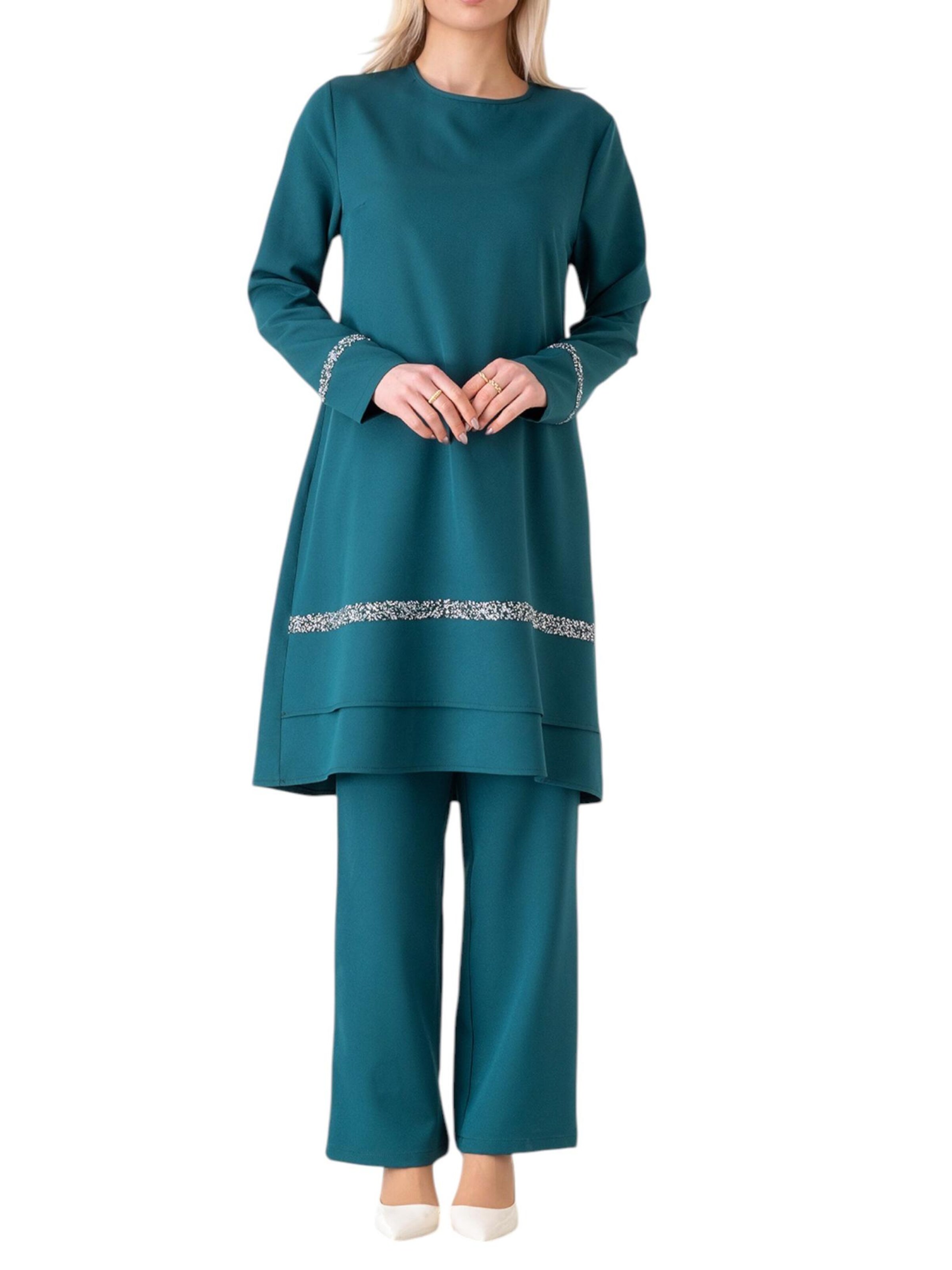 fashionshowcase Buksedragt 'NEVRA' i grøn