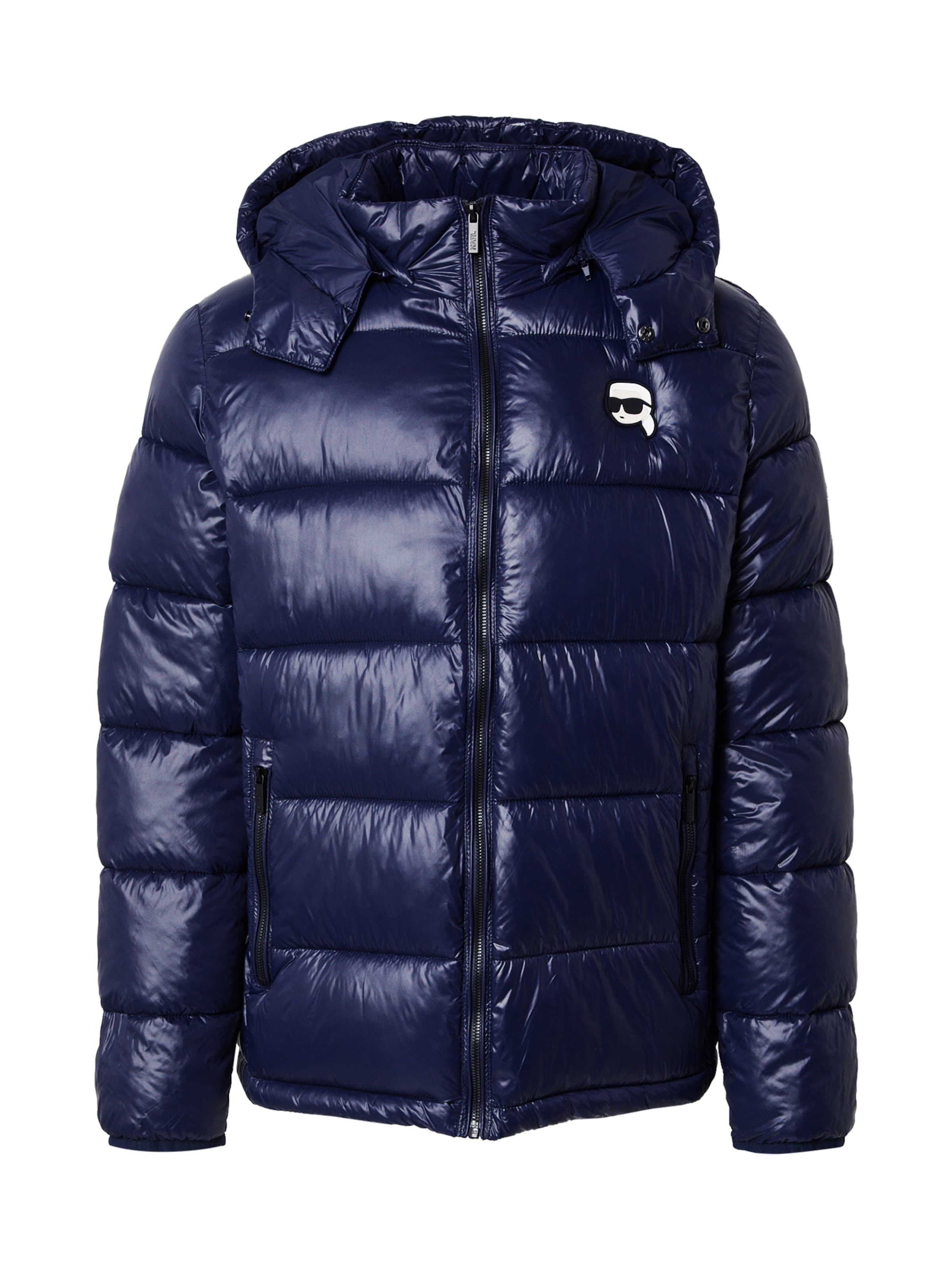 Karl Lagerfeld Kurtka zimowa w kolorze niebieski: przód