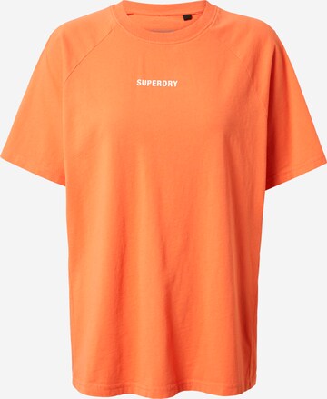 Superdry Shirt in Oranje: voorkant