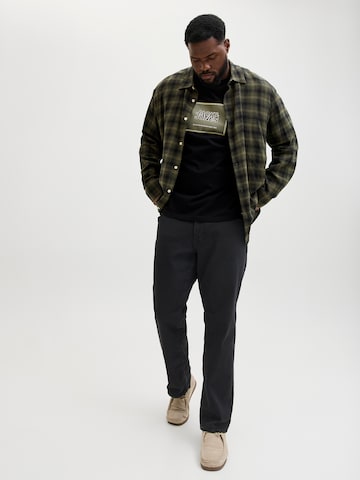 Regular Jean 'JJIGlenn JJOriginal' Jack & Jones Plus en noir