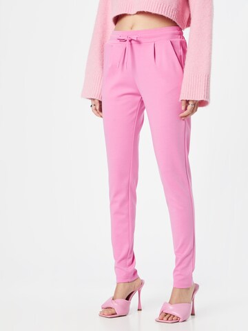 ICHI Tapered Pants 'KATE' in Pink: front