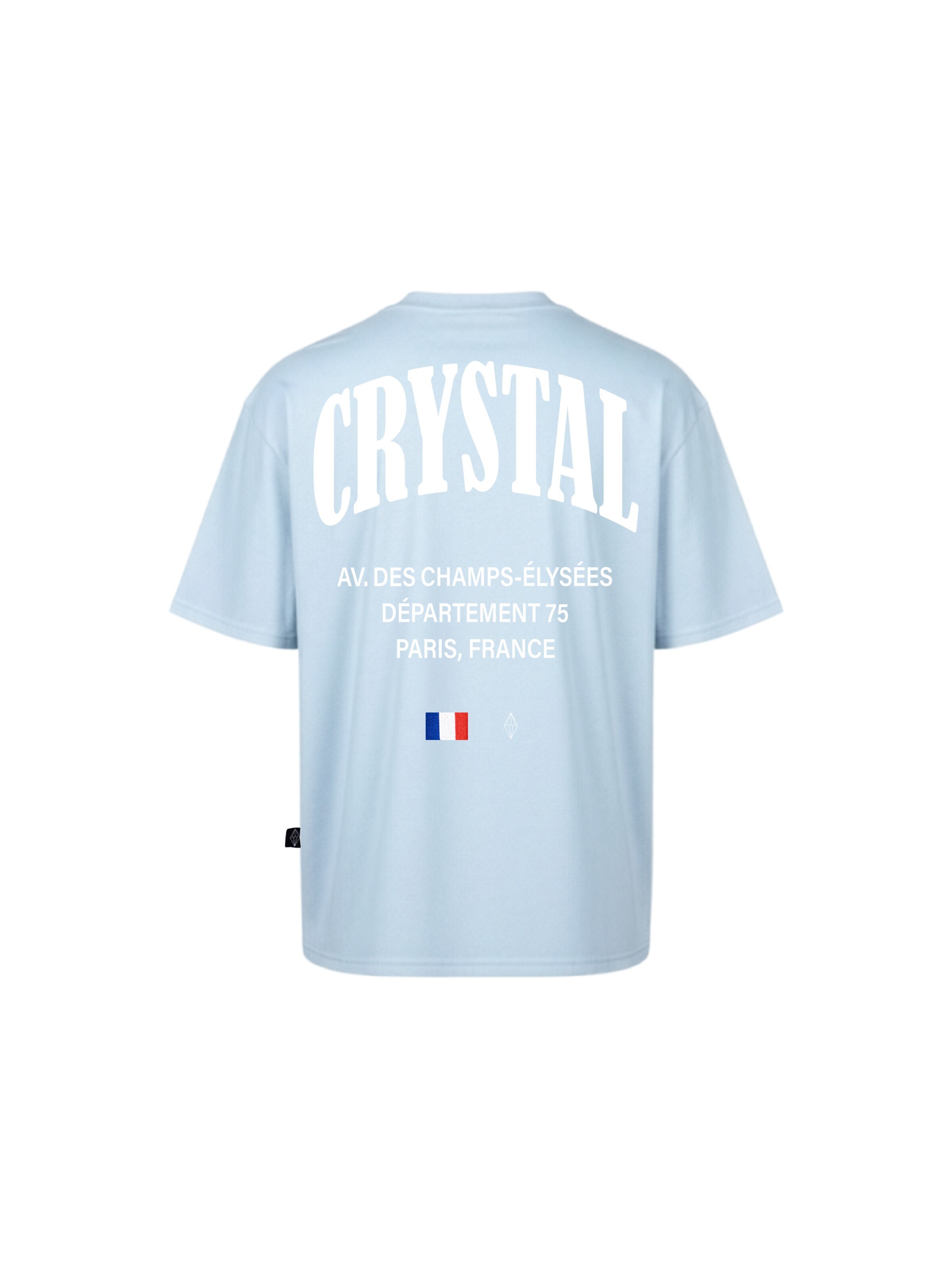 Crystal Paris Shirt 'Champs' in Blauw: voorkant