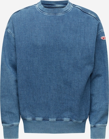 DIESEL Sweatshirt 'KRIB' in Blue: front