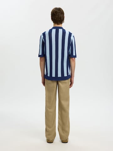 Coupe regular T-Shirt SELECTED en bleu