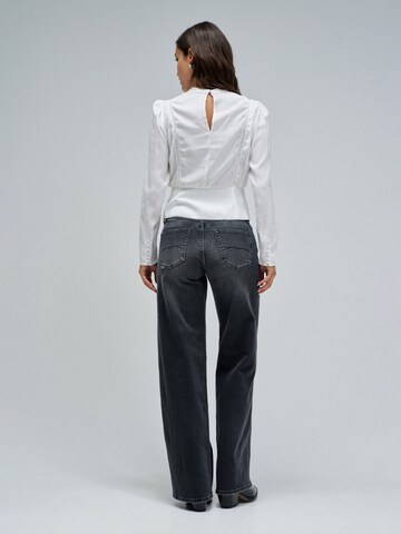 Chemisier Salsa Jeans en blanc