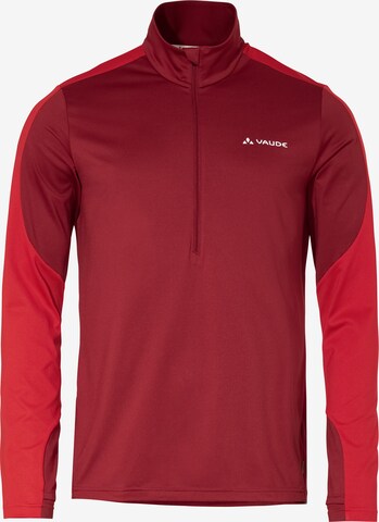 VAUDE Sporttrui 'Livigno' in Rood: voorkant