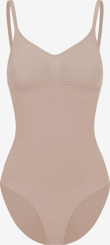 Body modelant 'Bodysuit Sculpting Shapewear mit Slip' cfab (formerly creamy fabrics) en beige : devant