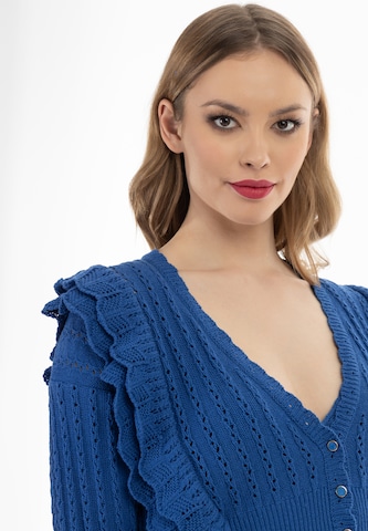 faina Strickjacke in Blau