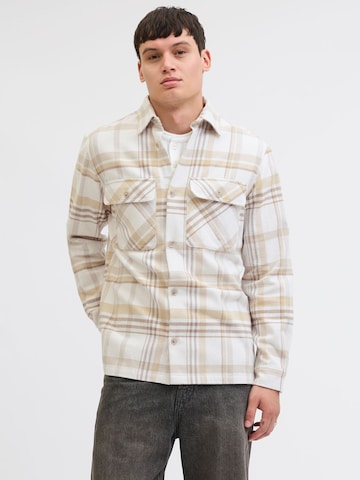 JACK & JONES Regular Fit Hemd 'RAYLE' in Beige: Vorderseite