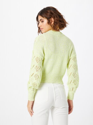 River Island Sweater 'POINTELLE' in Green