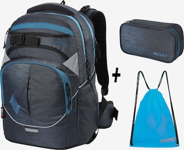 NITRO Rucksack 'Set Superhero' in Blau: Vorderseite
