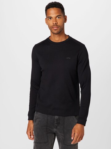 BOSS Sweatshirt 'Salbo' in Schwarz: predná strana